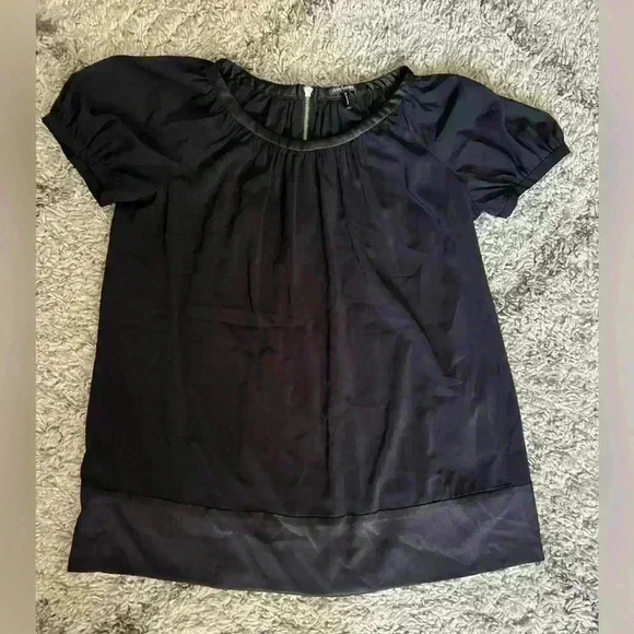 Retro Daisy Fuentes black top size M (K103) - Picture 1 of 7